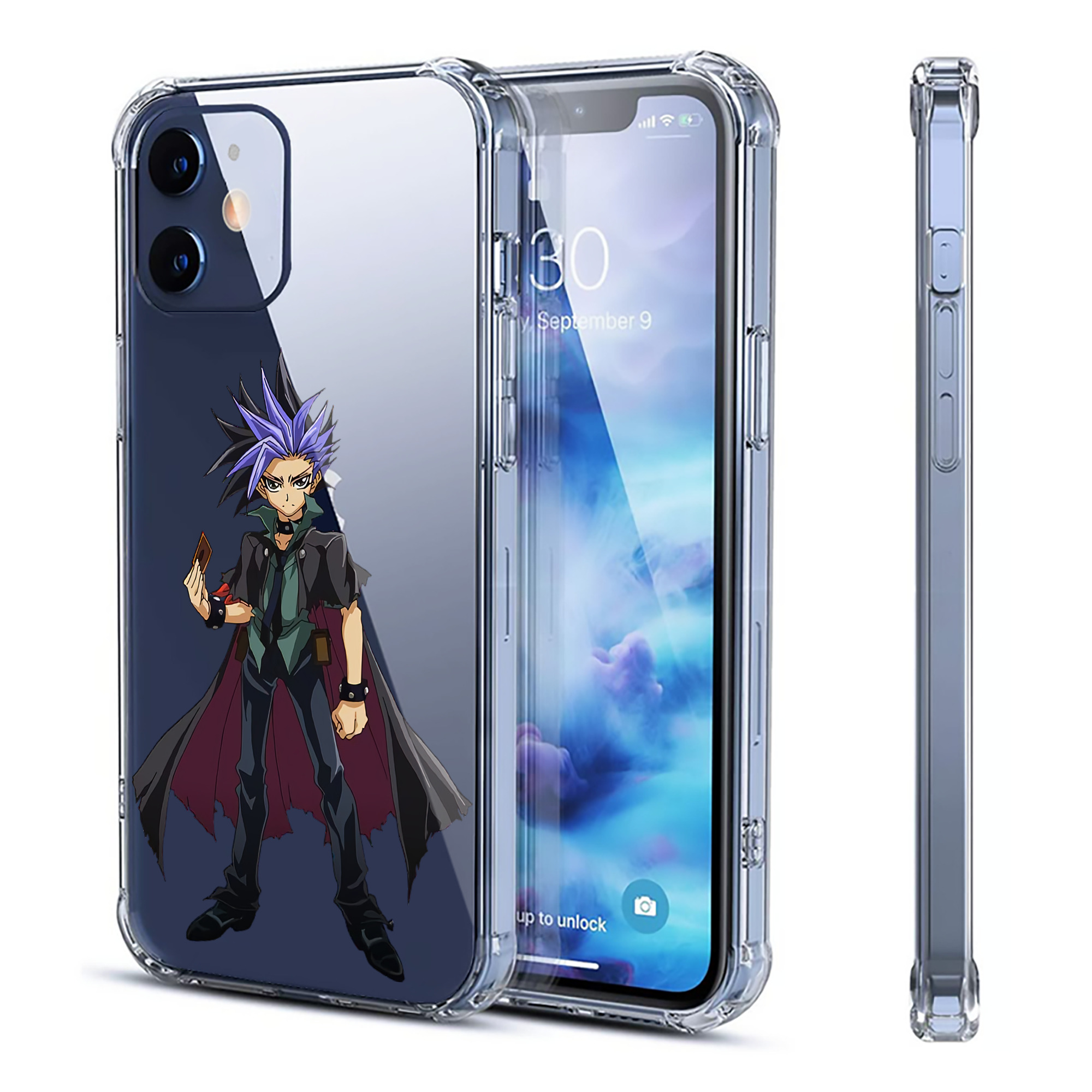 （画像用） 遊☆戯☆王 Yu-Gi-Oh! 【iPhone 12シリーズ対応】透明スマホケース（クリアソフトケース）